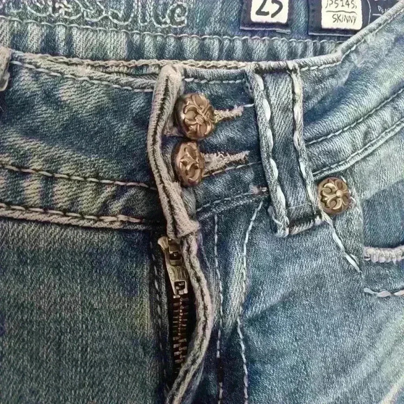 Miss Me Jeans Sequined Size 25 - Picture 7 of 16